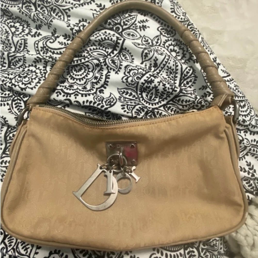 Dior charm nude handbag vintage